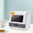 thumbnail image 3 of Fixartoo Countertop Dishwasher 4 Modes,Compact Portable Dishwasher with Fruit Wash,800W for RVs, Apartments, Dormitories,Home Kitchen, 3 of 15