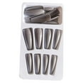 thumbnail image 4 of 1 Set French Tip Press on Nails Operation Beauty Tool Coffin False Toe Files Glittery Stick Full Cover Ballet Style Beauty Tool DIY Decorations Type 14, 4 of 9
