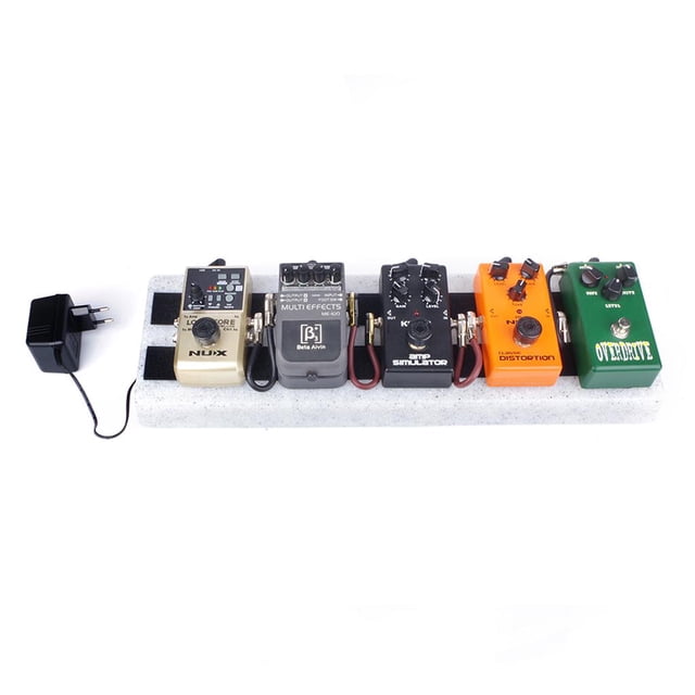 Pedal de efectos de guitarra eléctrica ligera, accesorio para guitarra, 50x15cm, 1 perfke Pedal de efectos