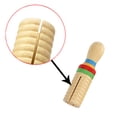 thumbnail image 4 of Crow Sounder en Bois Coloré Guiro en Bois Jouet Musical pour Enfants Instrument de Persussion, 4 of 7