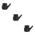 thumbnail image 1 of tssuouriy 350ml Ceramic Neti Pot for Reliable Sinus Rinse Durable Construction Black 5.51 Inchx3.94 Inchx4.13 Inch 3Set, 1 of 6