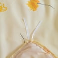 thumbnail image 5 of Move Over Yellow Flowers Bedding Sets Twin Pom Poms Floral Pattern Microfiber Lucky Colver Duvet Cover Set No Filling, 5 of 7