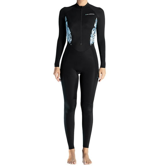 Traje de baño de neopreno DYNWAVEMX para mujer protección solar Negro L