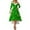 Green, variant on Daznico Christmas Decorations,Elegant Women's Casual Dress for Holiday Party and Festive Dinner with Flowy Comfortable Style Suitable for Evening Gala Celebration and Events