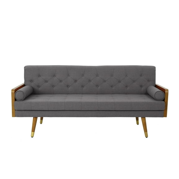 GDF Studio Sofa, Gray Fabric