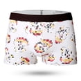 thumbnail image 1 of Ropa interior de dibujos animados para hombre, cintura media, boxers para estudiantes jóvenes, boxers con personalidad, ropa interior sexy de moda para hombres, 1 of 6