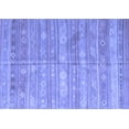 thumbnail image 1 of Ahgly Company Machine Washable Indoor Rectangle Southwestern Blue Country Area Rugs, 4' x 6', 1 of 4