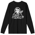 thumbnail image 3 of A Christmas Story Ralphie Oh, Fudge! Men's Black Long Sleeve Shirt-L, 3 of 3