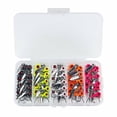 thumbnail image 3 of 50pcs/box Spoon Lead Jig Head Fishing Hooks Crappie Lure Bait Kit Tackle Set, 3 of 15