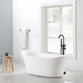 thumbnail image 5 of WOWOW 2-Handle Freestanding Tub Faucet with Hand Shower in Matte Black, 5 of 8