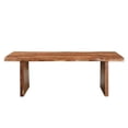 thumbnail image 3 of Taran Designs Darcy 9-piece Solid Wood Dining Set in Brown, 3 of 13
