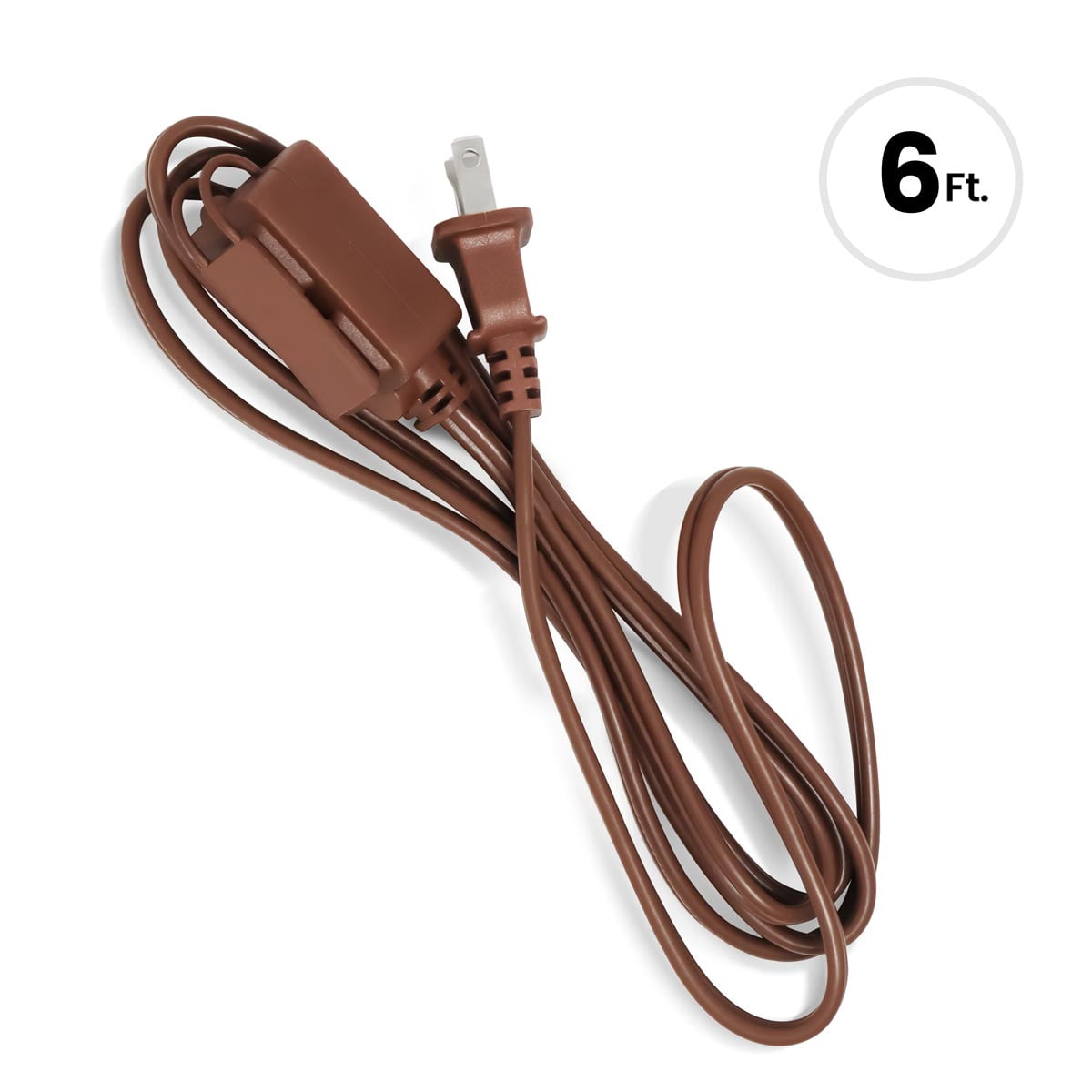 Grip Tight Tools® 6 FT Household Extension Cord, 16-2 SPT, Brown