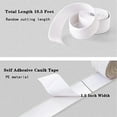 thumbnail image 2 of Caulk Tape, Sealing Caulk Strip Waterproof Repair Strip for Bathtub Kitchen Sink Basin Edge Shower Toilet and Wall Sealing Tape(1.5Inch Width x 10.5Feet Length), 2 of 7