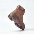 thumbnail image 5 of Yolanda Zula Lace-up Combat Boots Ankle Bootie for Women-Water-Resistant Side Zip Platform Lug Sole Boots, 5 of 8