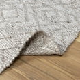 thumbnail image 4 of BoutiqueRugs Diomede Bohemian, Transitional Area Rug - White, Light Gray, Gray - 18" x 18" Sample, 4 of 12