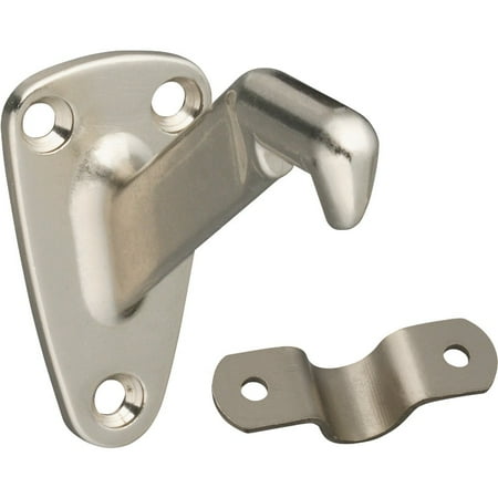 

2Pc National Hardware Satin Nickel Handrail Bracket