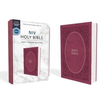 Pre-Owned NIV, Holy Bible, Soft Touch Edition, Imitation Leather, Pink, Comfort Print (Imitation Leather) 0310450497 9780310450498