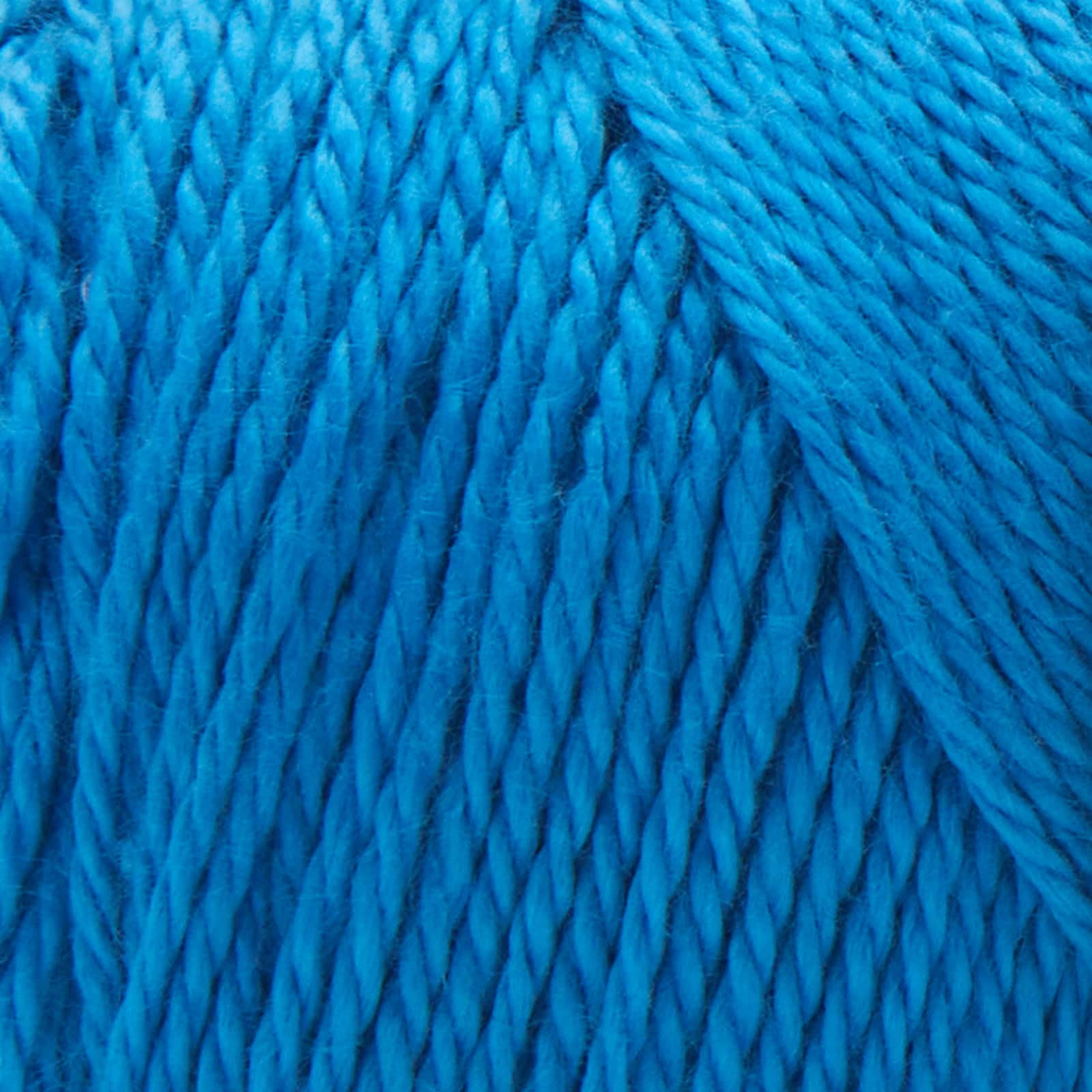 Soft & Shiny Solid Yarn by Loops & Threads® in Aqua Blue