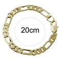 thumbnail image 6 of opvise Men Bracelet Chain Hip Hop Jewelry Electroplating Bright Luster Bangle Birthday Gifts, 6 of 8