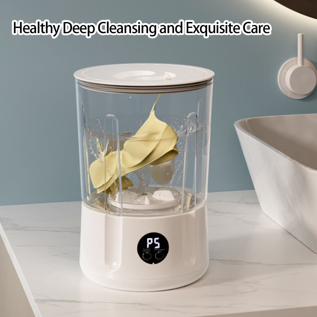 Underwear Washing Machine Rechargeable Mini Portable Washing Machine Underwear Baby Clothes Lightweight for Apartment