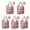 Red Christmas Pattern, variant on 5 Pack Foldable Shopping Bag,Red Christmas Reindeer Pattern Reusable Grocery Bags with Pockets,Large Reusable Tote Bags with Handles Waterproof & Lightweight