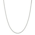thumbnail image 1 of 14K White Gold 1.1mm Box Chain 24 Inch, 1 of 4