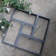 New plastic ground mold garden paving mold family DIY mold concrete