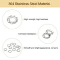 thumbnail image 3 of Lot de 40 Rondelles Externes, Rondelles en Acier Inoxydable M2.5 304 pour Équipement de Fixation, Argent, 3 of 5