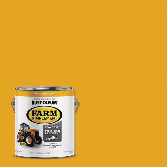 Rust-Oleum 1 Gallon Caterpillar Yellow Gloss Farm & Implement Enamel 280179
