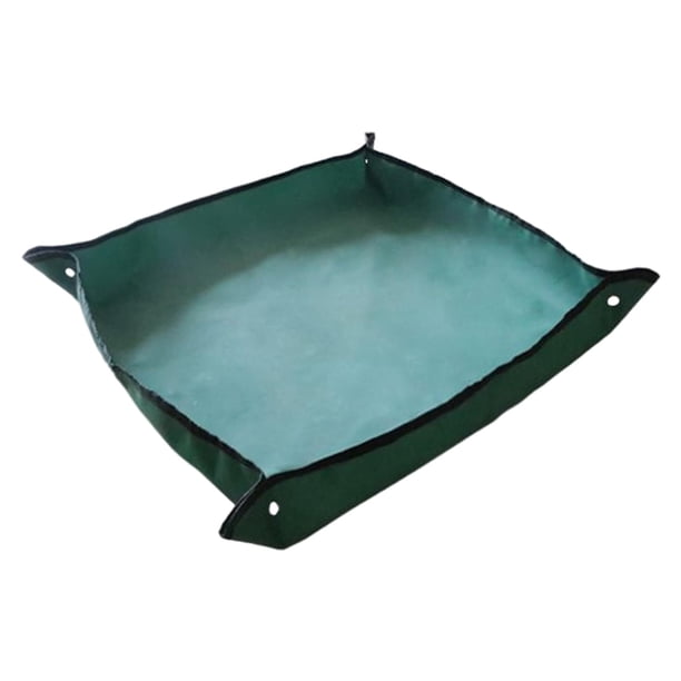 Estera de trasplante de macetas plegable Estera de trasplante de macetas Estera de trasplante Verde 75cmx75cm