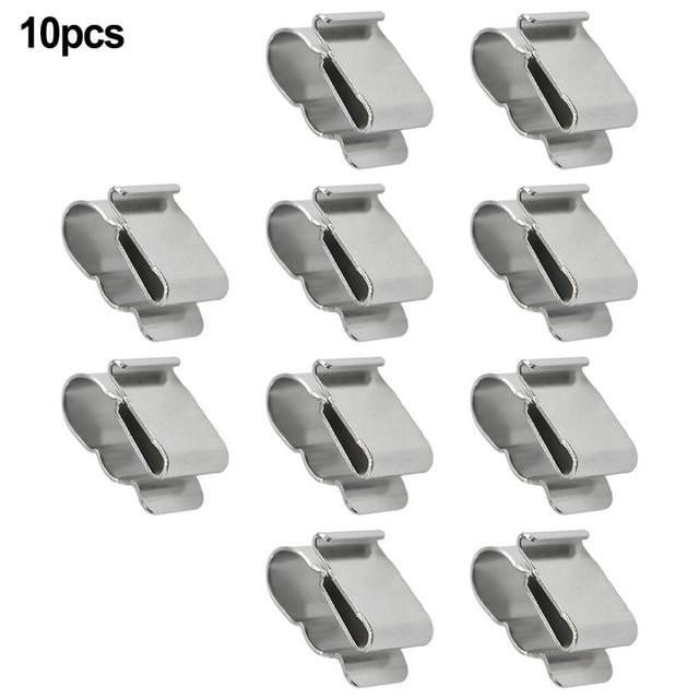 10*/30/100 Pcs Solar Panel Cable Clips for Home, Kayaks, Fishing Boats- Wire Clip Set\\\"