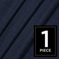 thumbnail image 5 of Eclipse Samara Solid Blackout Curtains, Single Curtain Panel, 63 Inch Long Blackout Curtains, 37" W x 63" L, Indigo, 5 of 8
