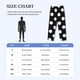 thumbnail image 4 of Balery Black and White Polka Dot Pantalones de pijama para hombre, pijama ultraligero, pantalón de descanso-Medium, 4 of 6