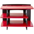 thumbnail image 2 of Legaré Meuble de Jeu pour Enfants et Meuble TV, Unité de Rangement Standard pour Chambre, sous-Sol et Salle de Jeux, Rouge et Noir, 2 of 5