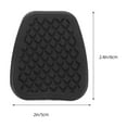 thumbnail image 2 of OUNONA 2pcs Foot Pedal Mat Car Brake Clutch Rubber Pads Cover Non-Slip Rubber Brake Pedal Covers Car Foot Pedals Pads Car Brake Pedal Pads Car Brake Pedal Cover, 2 of 8