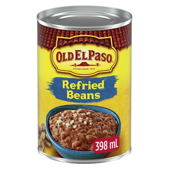 Old El Paso Mexican Refried Beans, Pinto Beans, 398 ml, 398 mL