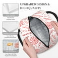 thumbnail image 6 of XMXT Reusable Lunch Bag Women, White Lollipop Candy Hand Drawn Large Lunchbox Insulated Lunch Box for Work School, Multicolor, 6 of 9