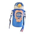 thumbnail image 1 of Botella de agua portátil con aislamiento secretgardenu de 600 ml, sin BPA, para chicas corredoras Azul, 1 of 8
