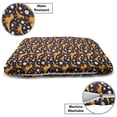 thumbnail image 3 of Dino Pet Bed, Rhythmic Dinosaur Animal Egg Funny Cartoon Themed Pattern, Chew Resistant Pad for Dogs and Cats Cushion with Removable Cover, 24" x 39", Earth Yellow Multicolor, by Ambesonne, 3 of 4
