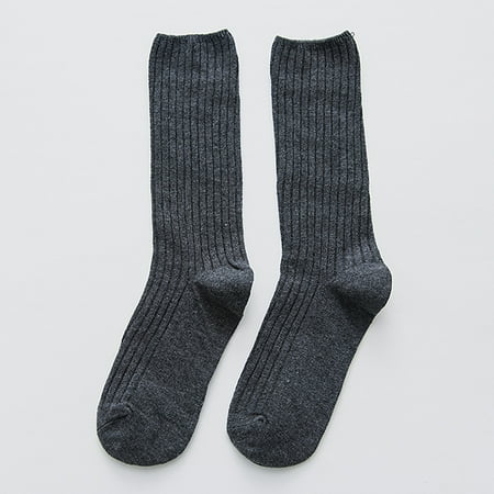 

Realyc Loose Socks 1 Pair Cold-proof High Elastic Useful Autumn Winter Cotton Knitting Socks