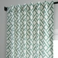 thumbnail image 5 of Garden Path Slate Blue Printed Cotton Curtain (1 Panel), Garden Path Slate Blue, 50W X 84L, 5 of 6