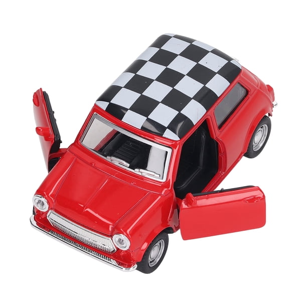 1/32 Pull Back Car Simulado Lindo Modelo de Vehículo de Aleación de Juguete con Puertas Abiertas para Modelo de Coche Colección Decoración Adornos Rojos
