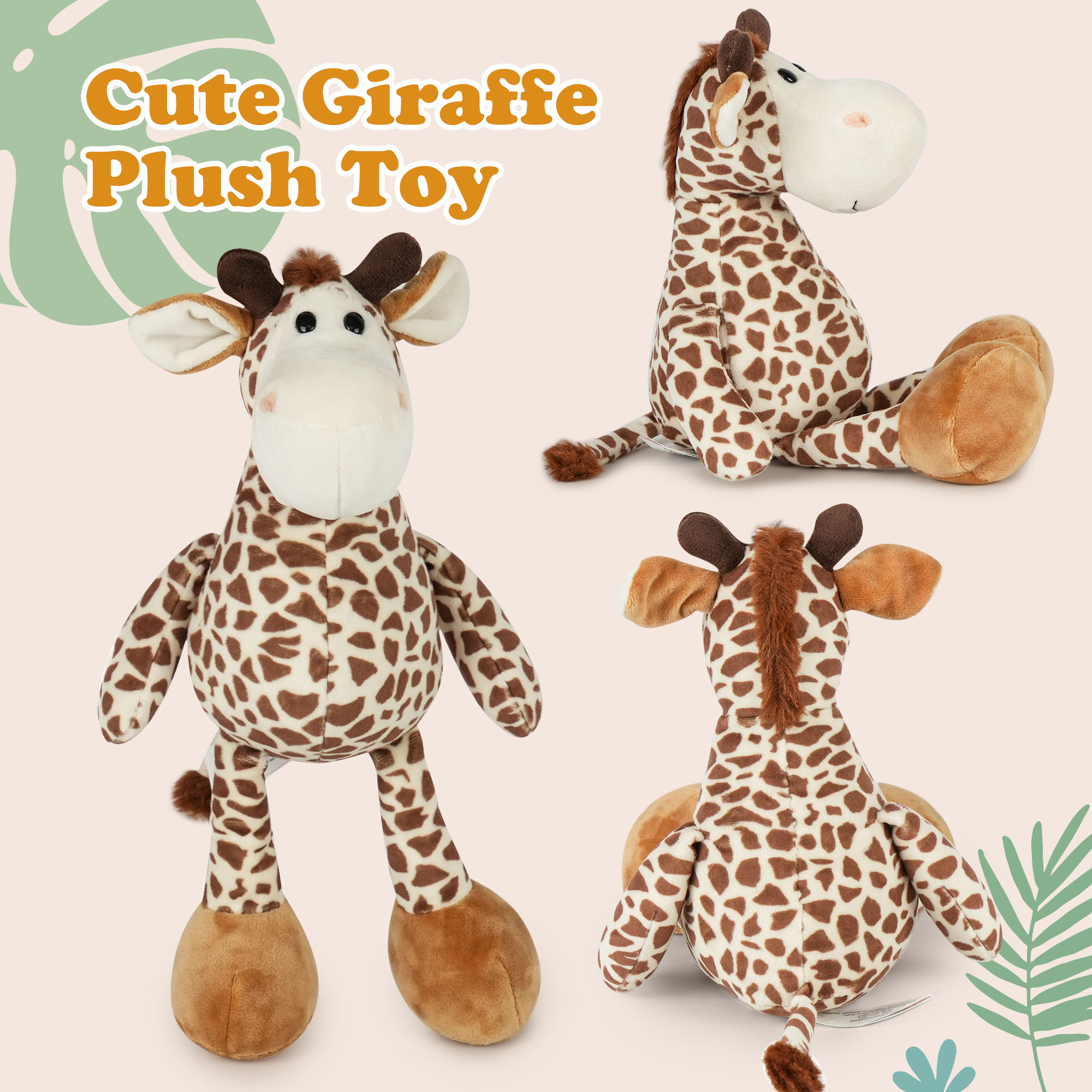 BenBen Giraffe Stuffed Animal, 12-Inch Plush Toy photo 2