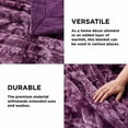 thumbnail image 3 of GentleSoft Sherpa Fluffy Throw Blanket - Fleece Warm and Cozy Throw for Women Gift, Plush & Fuzzy Faux Fur Christmas Blanket for Couch, Sofa, Bed Decor, Tie Dye Design, Purple, 50x60 Inches, 3 of 5