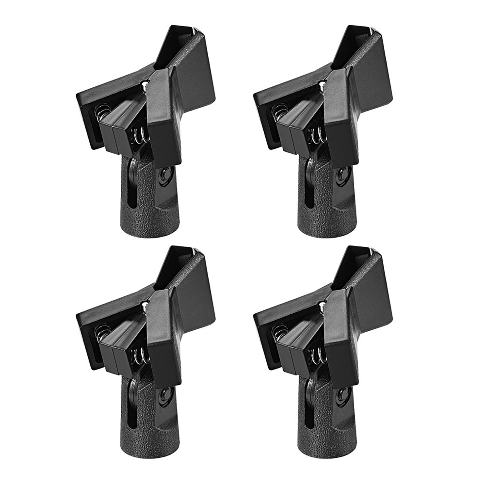 4Pcs Universal Microphone Mic Clip Holder for 40mm Mic Stand Handheld