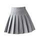 thumbnail image 2 of Falda plisada Mini uniforme de colegiala de tenis de cintura alta con pantalones cortos, gris, XXL Vogacara AP001094-20, 2 of 7