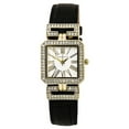 thumbnail image 1 of Anne Klein Women's 2396WTBK White Dial Black Croco Grain Leather Strap Swarovski Crystal Watch, 1 of 1