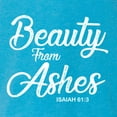thumbnail image 5 of Wild Bobby Beauty From Ashes Isaiah 61:3 Inspirational/Christian Women Tri-Blend Racerback Tank Top, Vintage Turquoise, Medium, 5 of 5