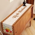 thumbnail image 4 of Rosh Hashanah Table Runner Linen Shana Tova Tablecloth Jewish New Year Party Decoration Supply Home Kitchen Dining Room Tablecloth 71inches, 4 of 5