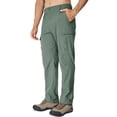 thumbnail image 1 of Pantalones impermeables de senderismo MOURCE para hombre con 8 bolsillos - Verde, 1 of 8